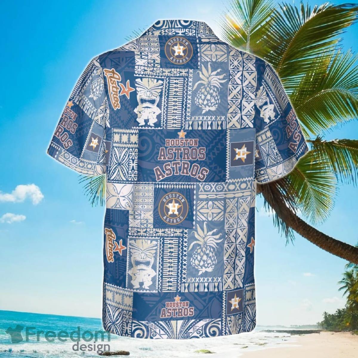 Houston Astros Major League Baseball Tropical Floral 2023 Hawaiian Shirt