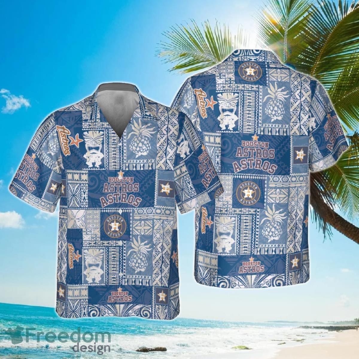 Houston Astros Major League Baseball 2023 Hawaiian Shirt Product Photo 1