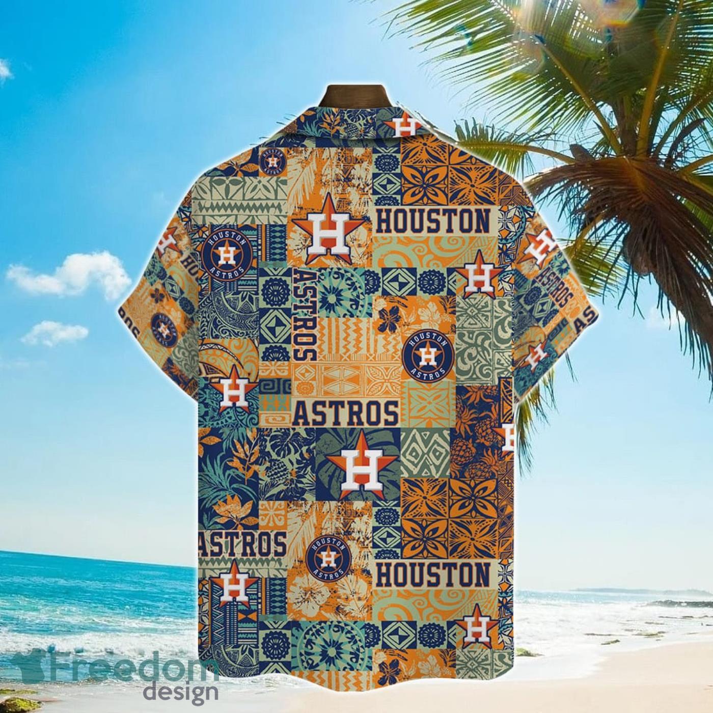 Houston Astros Major League Baseball 3D Print Hawaiian Shirt - Freedomdesign