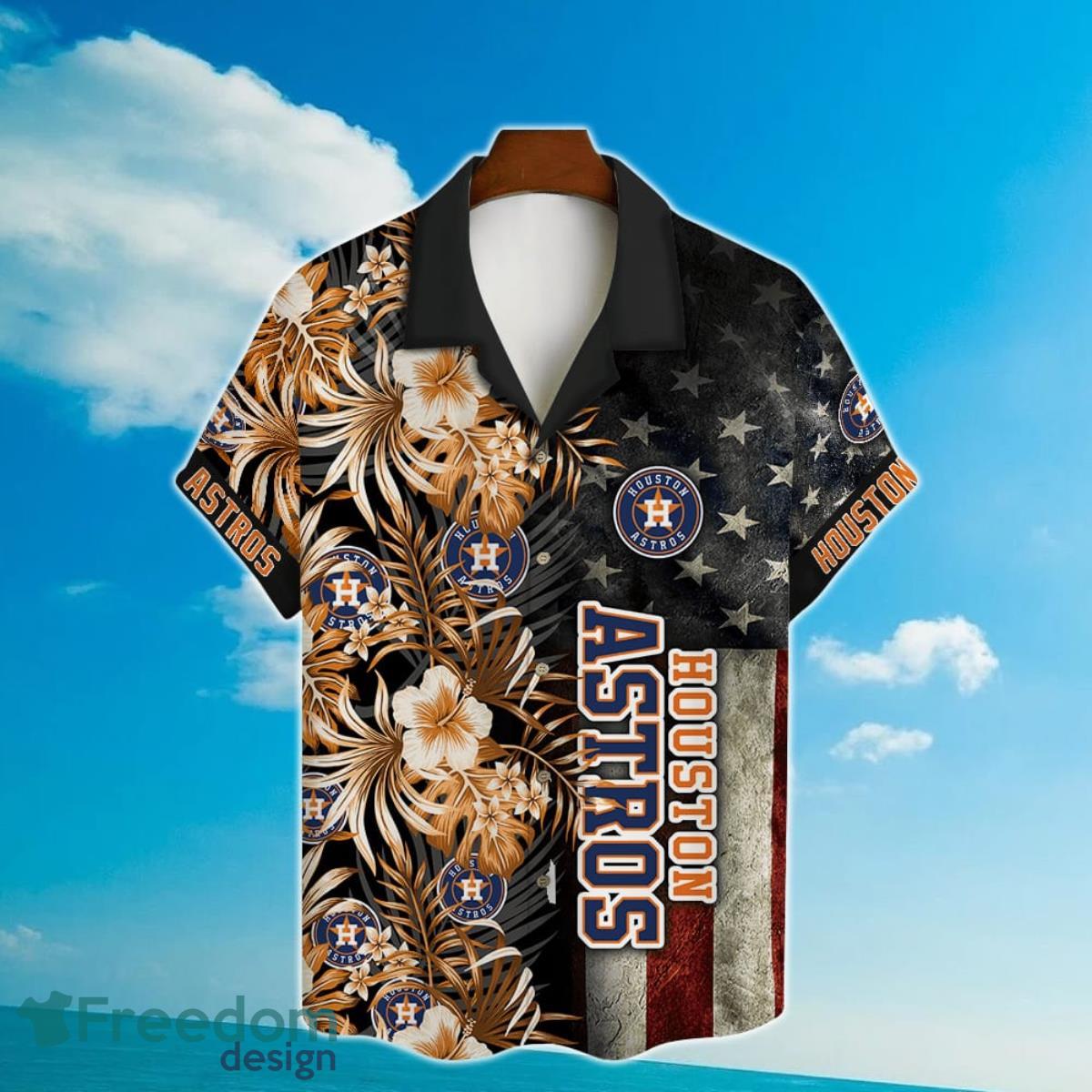 Houston Astros MLB 2023 Hibiscus Hawaiian Shirt For Men Women Product Photo 2