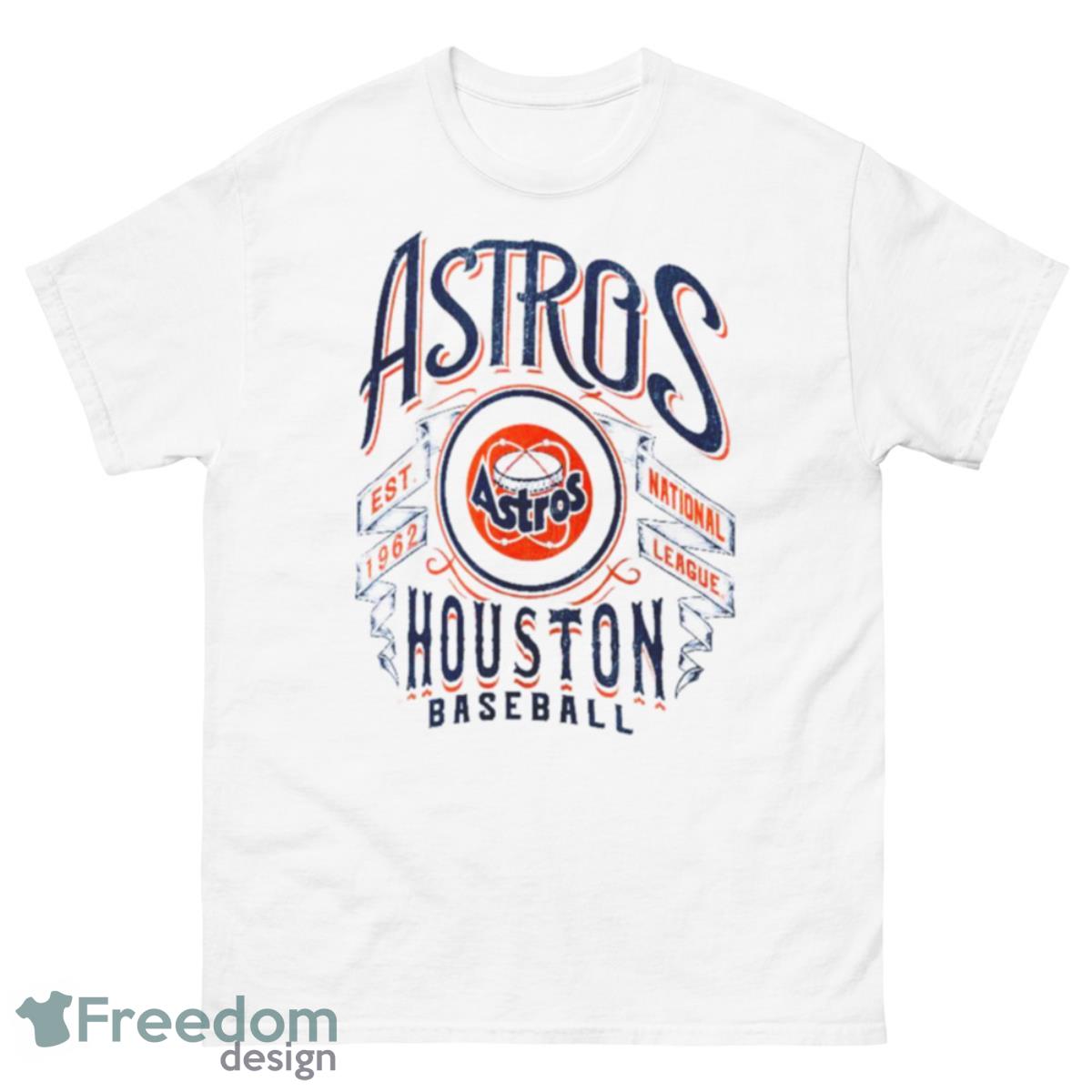 Houston Astros Rucker Collection Distressed Rock T Shirt - Freedomdesign