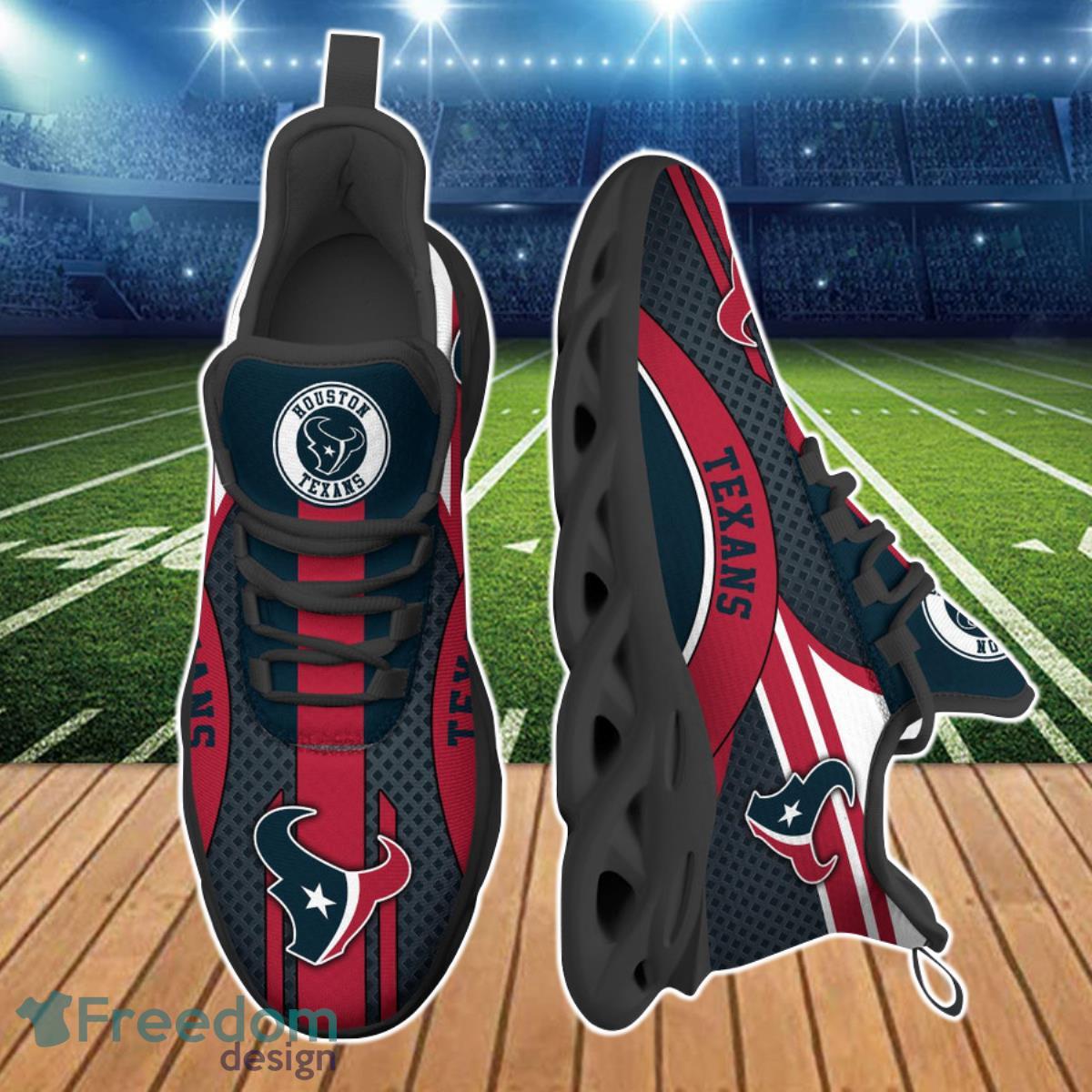 Houston Texans NFL Clunky Max Soul Shoes Custom Name Best Gift For Fans Product Photo 2