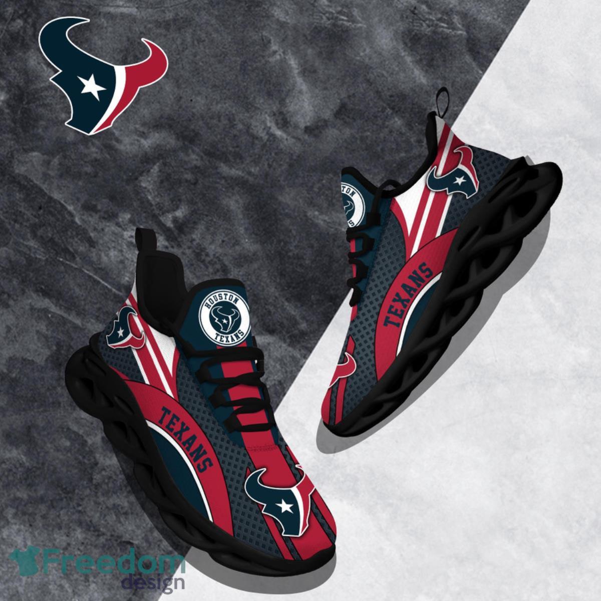 Houston Texans NFL Clunky Max Soul Shoes Custom Name Best Gift For Fans Product Photo 1