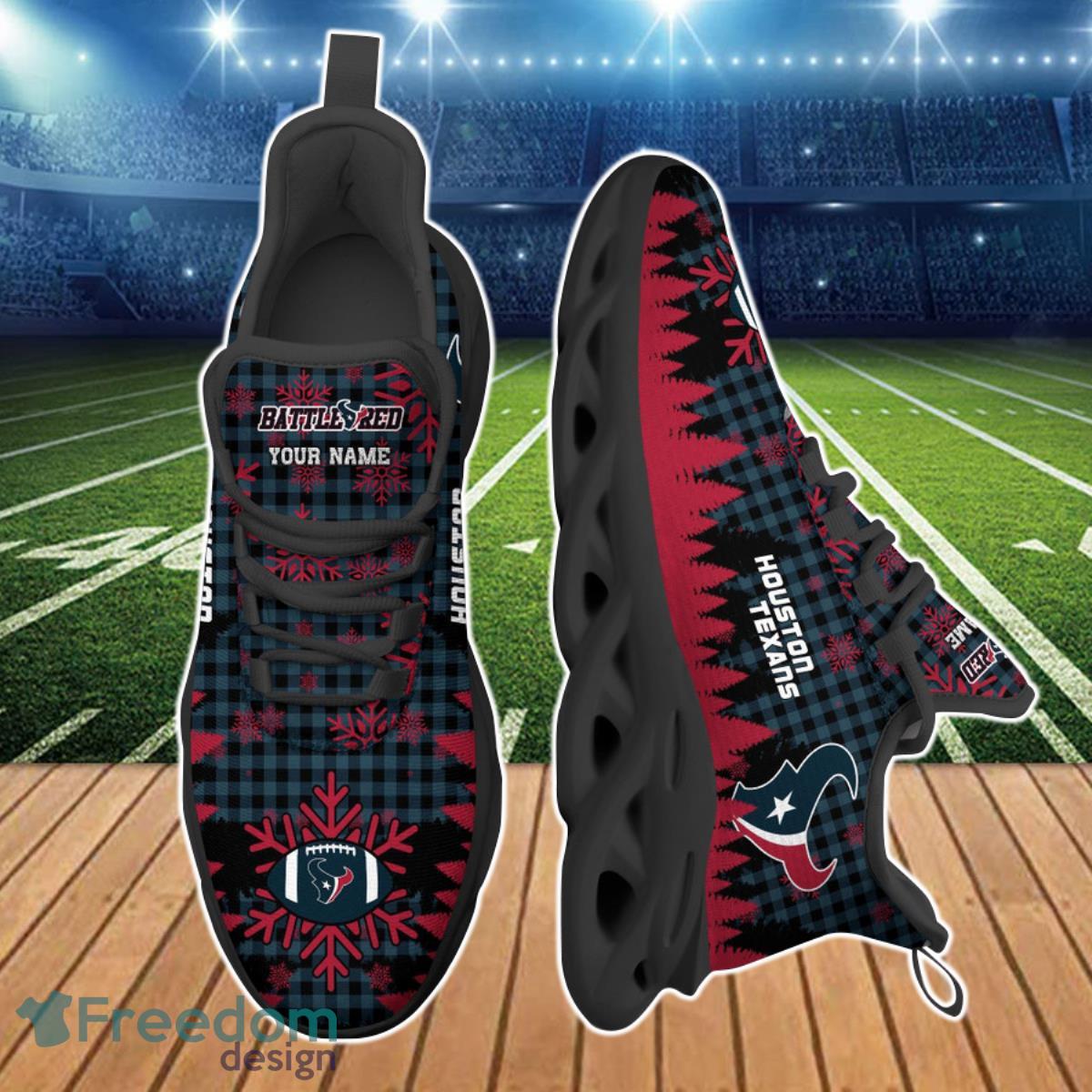 Houston Texans NFL Clunky Max Soul Shoes Custom Name Best Gift For Real Fans Product Photo 2