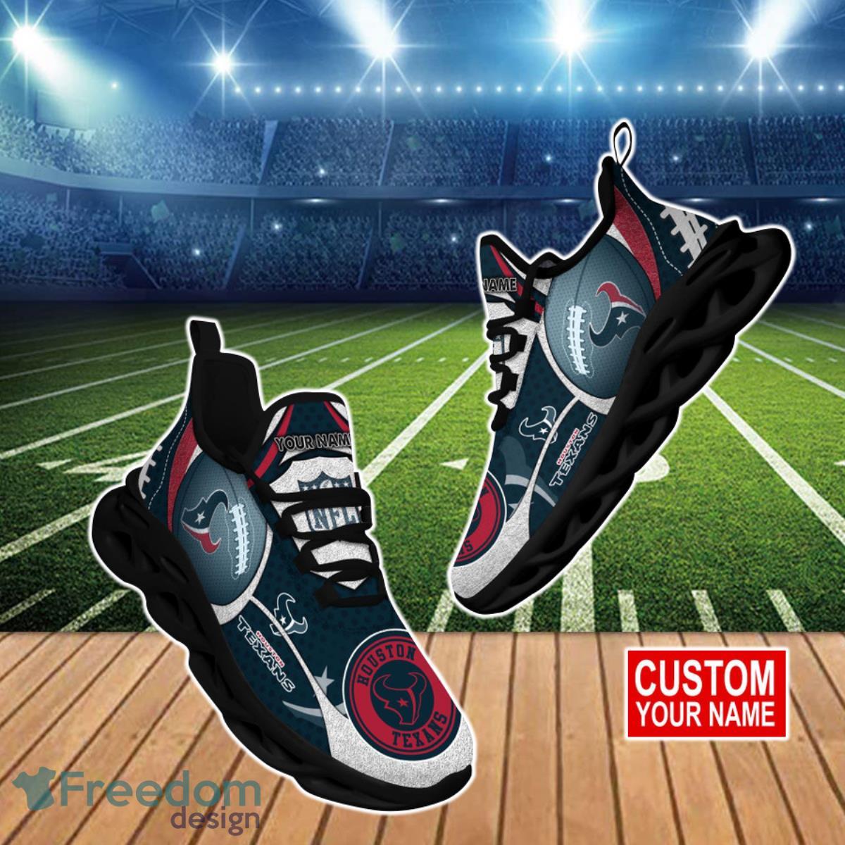 Houston Texans NFL Clunky Max Soul Shoes Custom Name Gift For Real Fans Product Photo 1