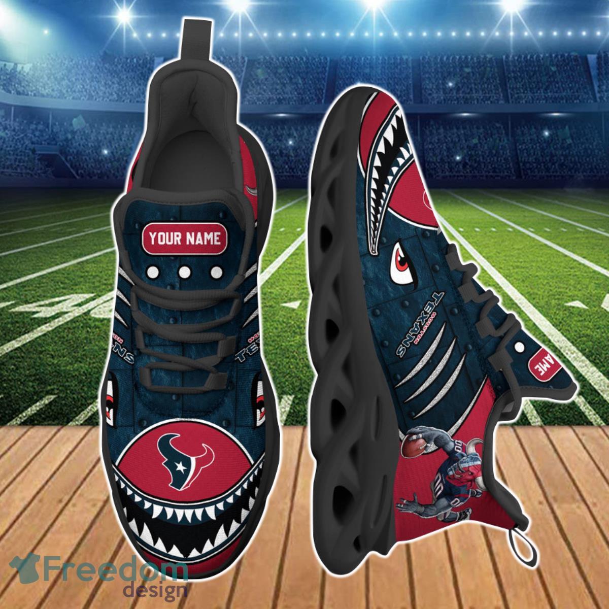 Houston Texans NFL Clunky Max Soul Shoes Custom Name Ideal Gift For Men And Women Fans Product Photo 2