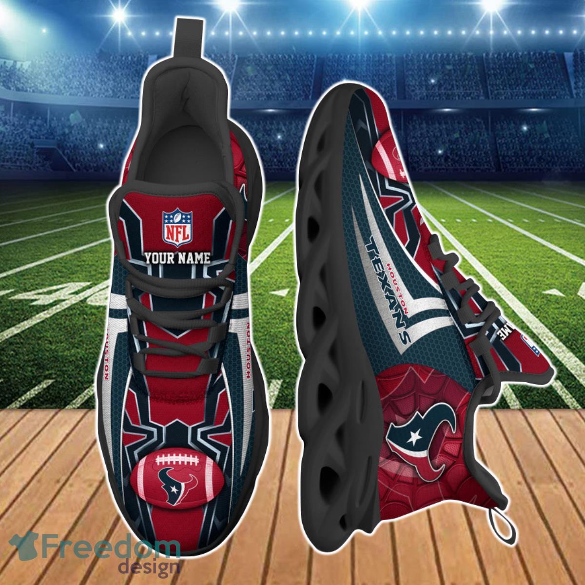 Houston Texans NFL Clunky Max Soul Shoes Custom Name Unique Gift For True Fans Product Photo 2