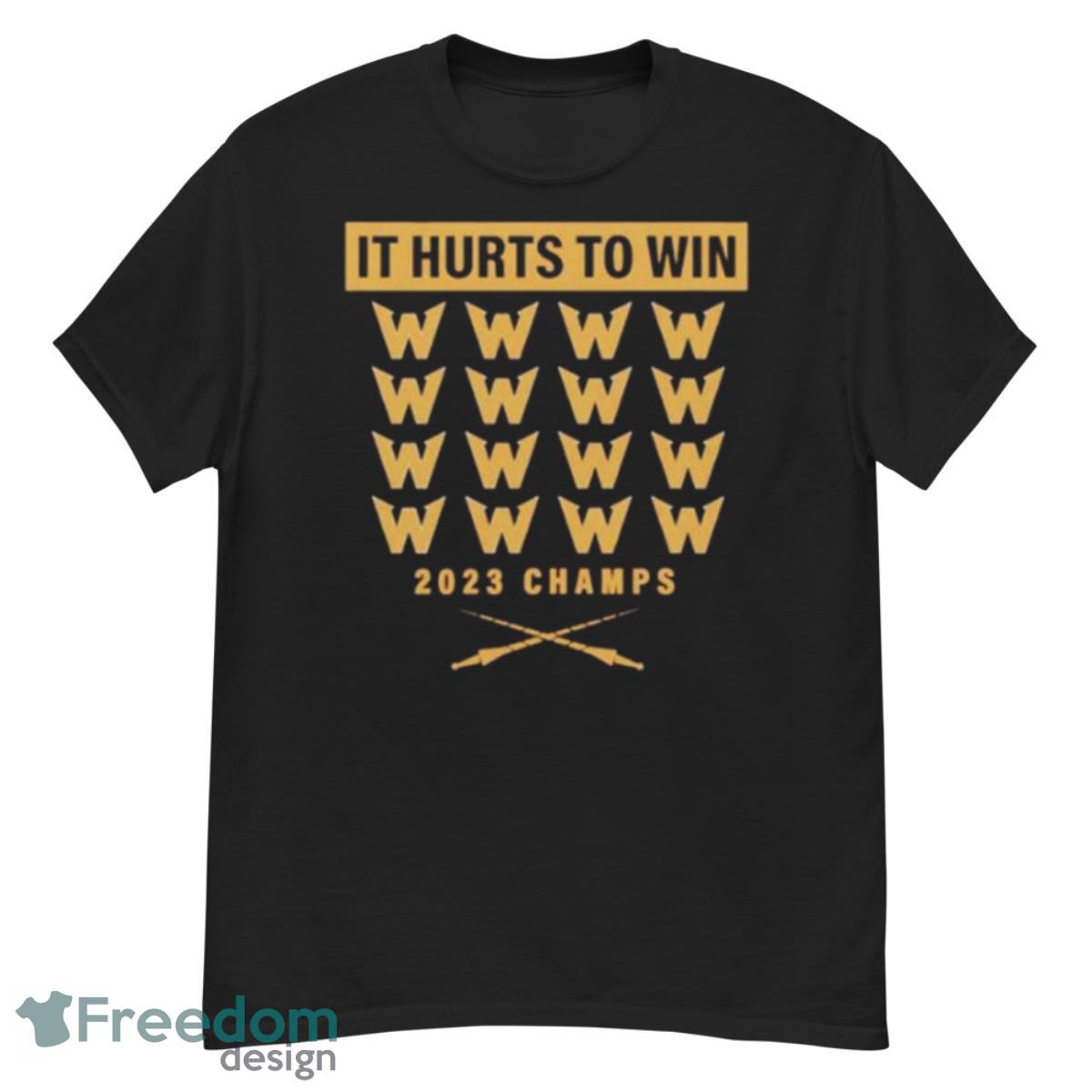 Hurts To Win 2023 Champs Vegas Golden Knights Hockey Shirt - G500 Men’s Classic T-Shirt