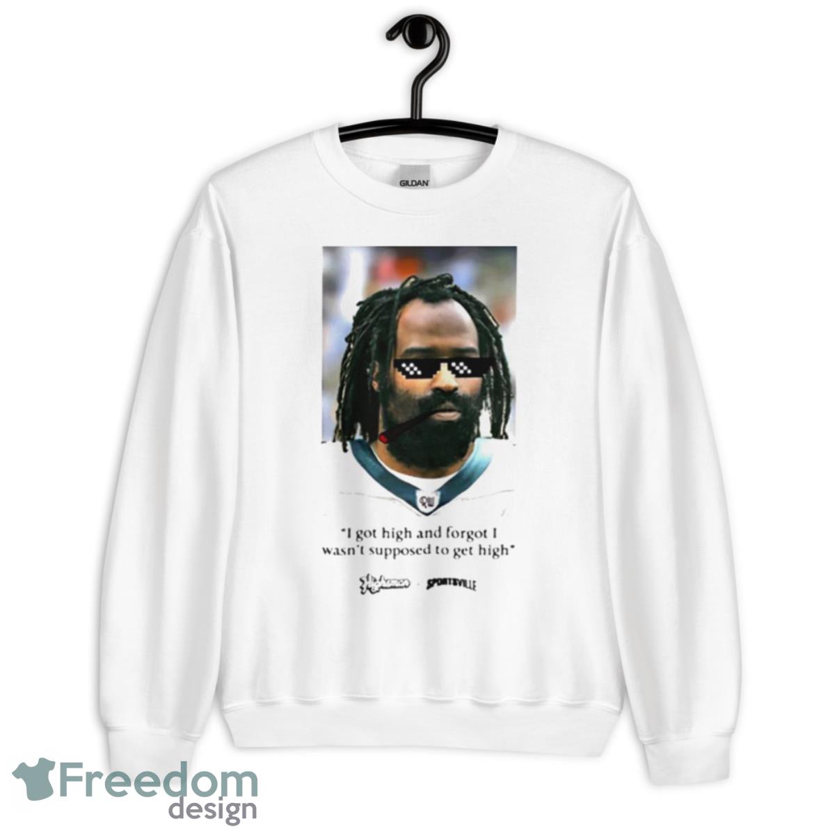 I Got High And Forgot I Wasn’t Supposed To Get High Ricky Williams Shirt - Unisex Heavy Blend Crewneck Sweatshirt