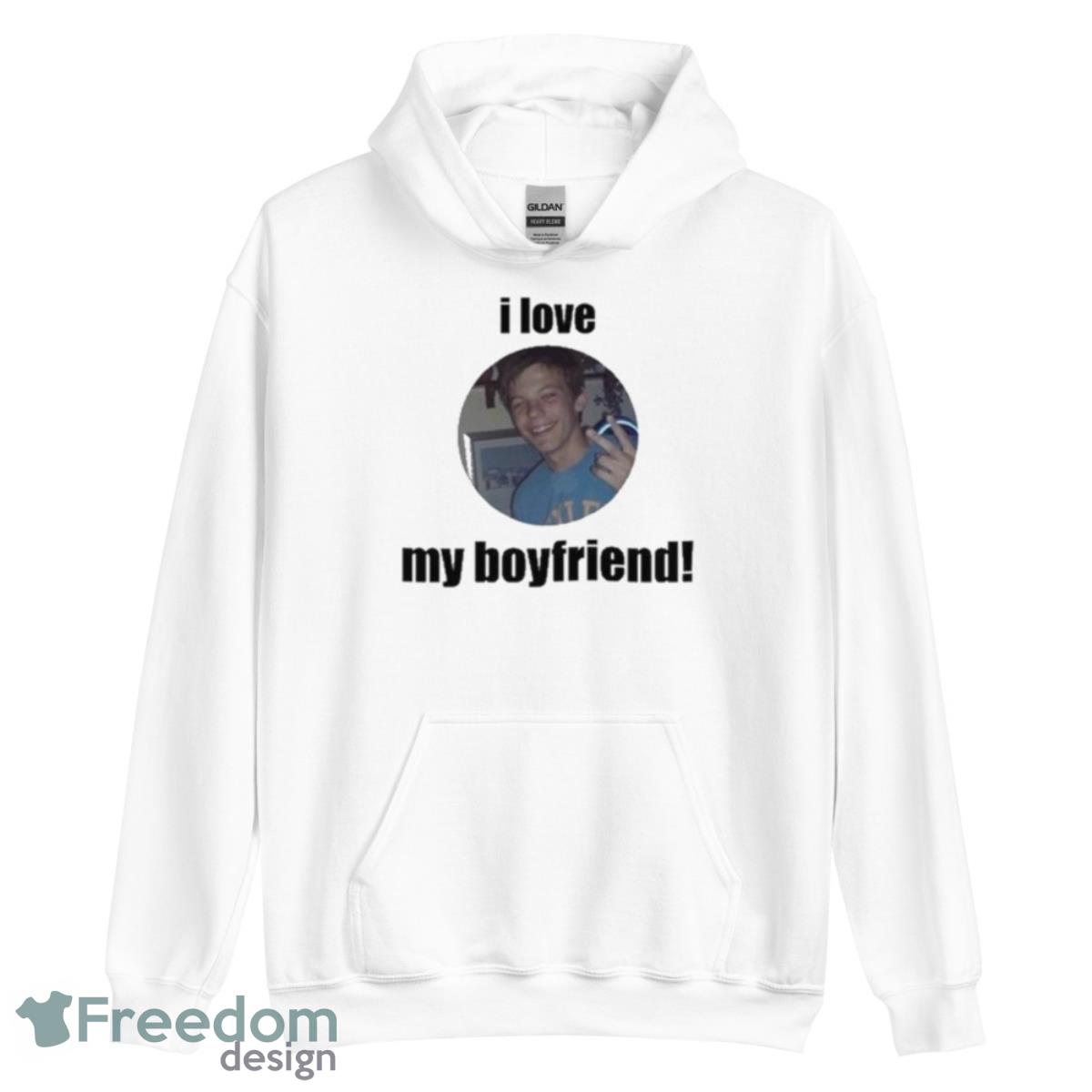 I Love My Boyfriend Louis Tomlinson Shirt - Unisex Heavy Blend Hooded Sweatshirt I Love My Boyfriend Louis Tomlinson Shirt - Unisex Heavy Blend Hooded Sweatshirt