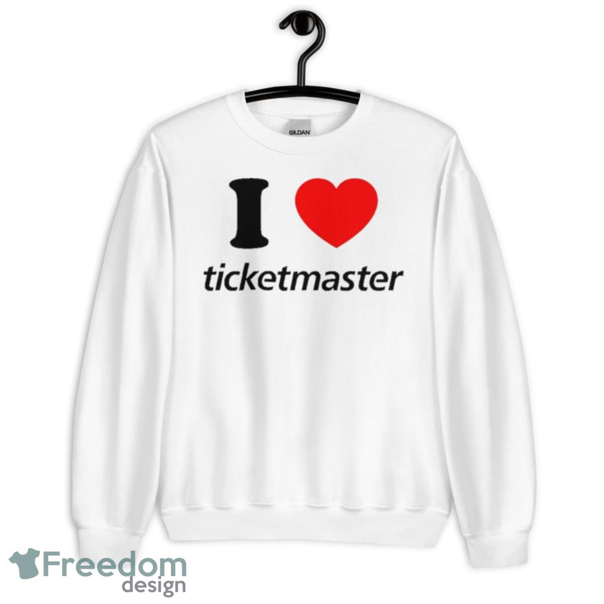 I Love Ticketmaster Shirt - Unisex Heavy Blend Crewneck Sweatshirt