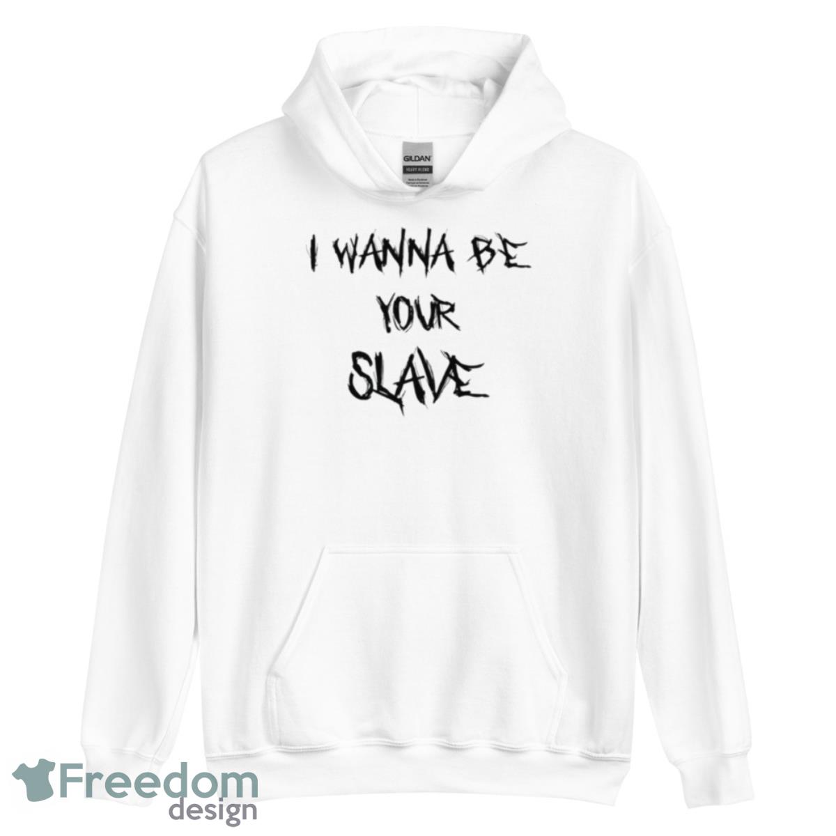 I Wanna Be Your Slave Light Version Maneskin Shirt image I Wanna Be Your Slave Light Version Maneskin Shirt - Unisex Heavy Blend Hooded Sweatshirt