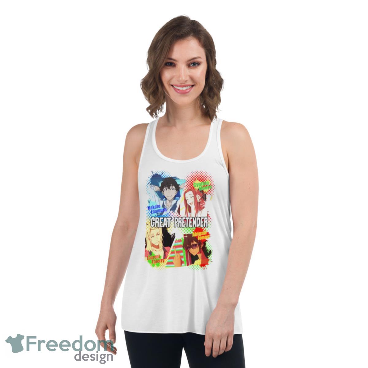 I Want You Black Grunge Style Mashle Magic And Muscles Anime Art Shirt - Womens Flowy Racerback Tank I Want You Black Grunge Style Mashle Magic And Muscles Anime Art Shirt - Womens Flowy Racerback Tank