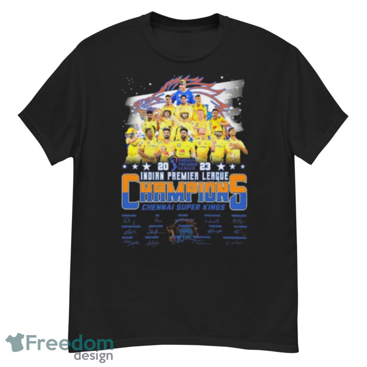 Indian Premier League 2023 Champions Chennai Super Kings Signatures Shirt - G500 Men’s Classic T-Shirt