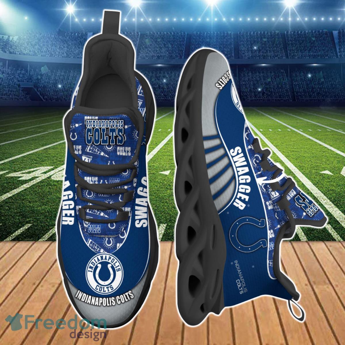 Indianapolis Colts NFL Clunky Max Soul Shoes Custom Name Best Gift For Men And Women Fans Product Photo 2