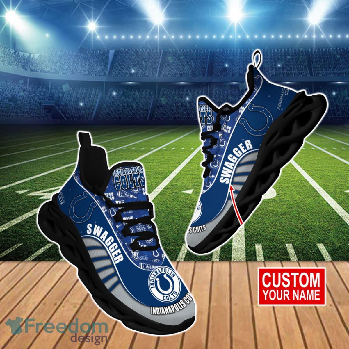 Indianapolis Colts NFL Clunky Max Soul Shoes Custom Name Best Gift For Men And Women Fans Product Photo 1