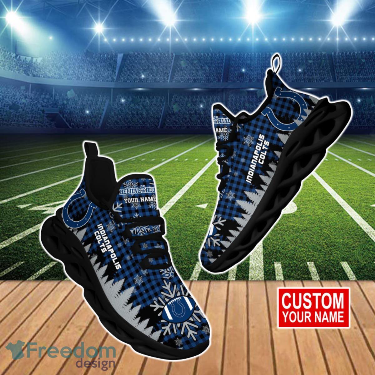 Indianapolis Colts NFL Clunky Max Soul Shoes Custom Name Best Gift For Real Fans Product Photo 1