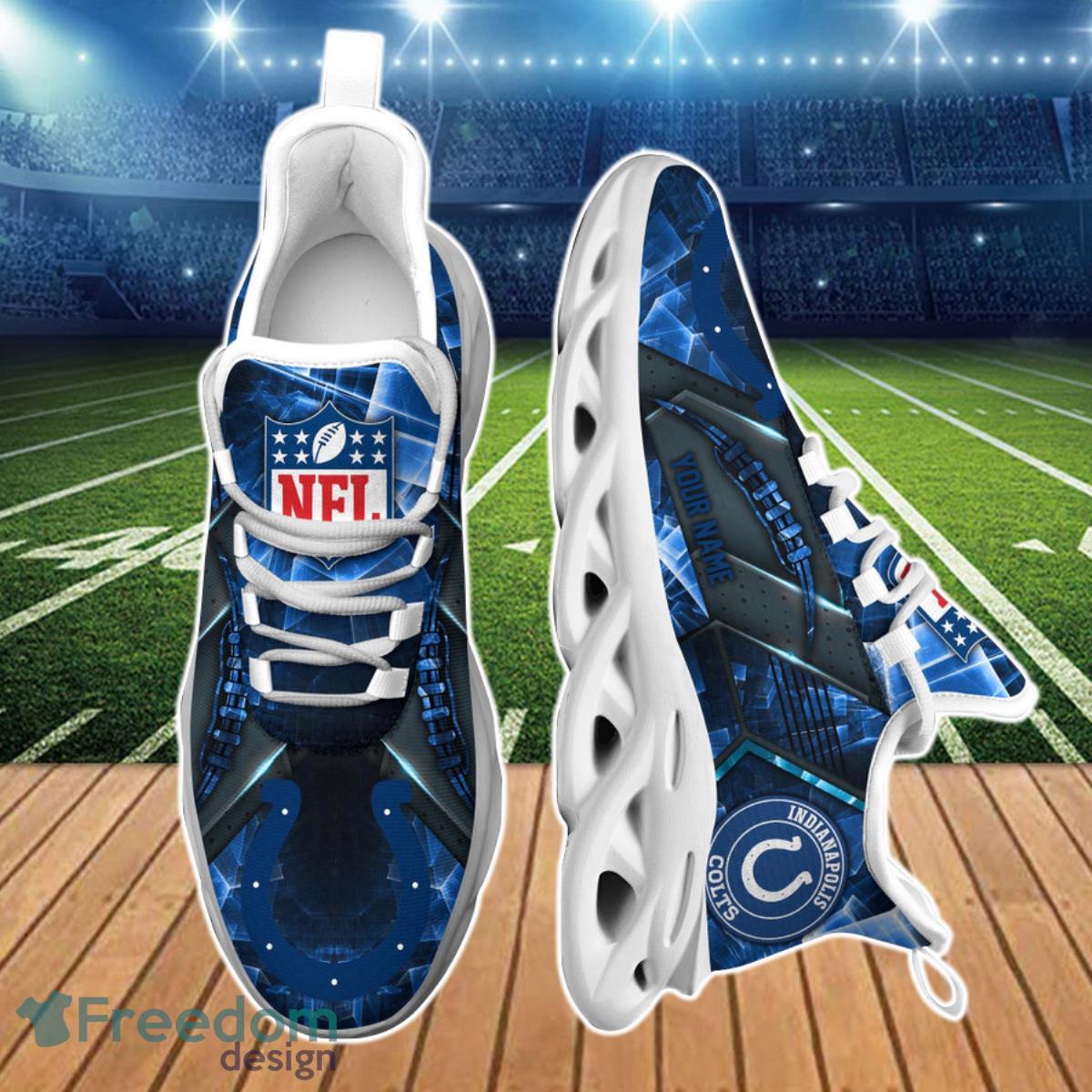 Indianapolis Colts NFL Clunky Max Soul Shoes Custom Name Best Gift For True Fans Product Photo 1