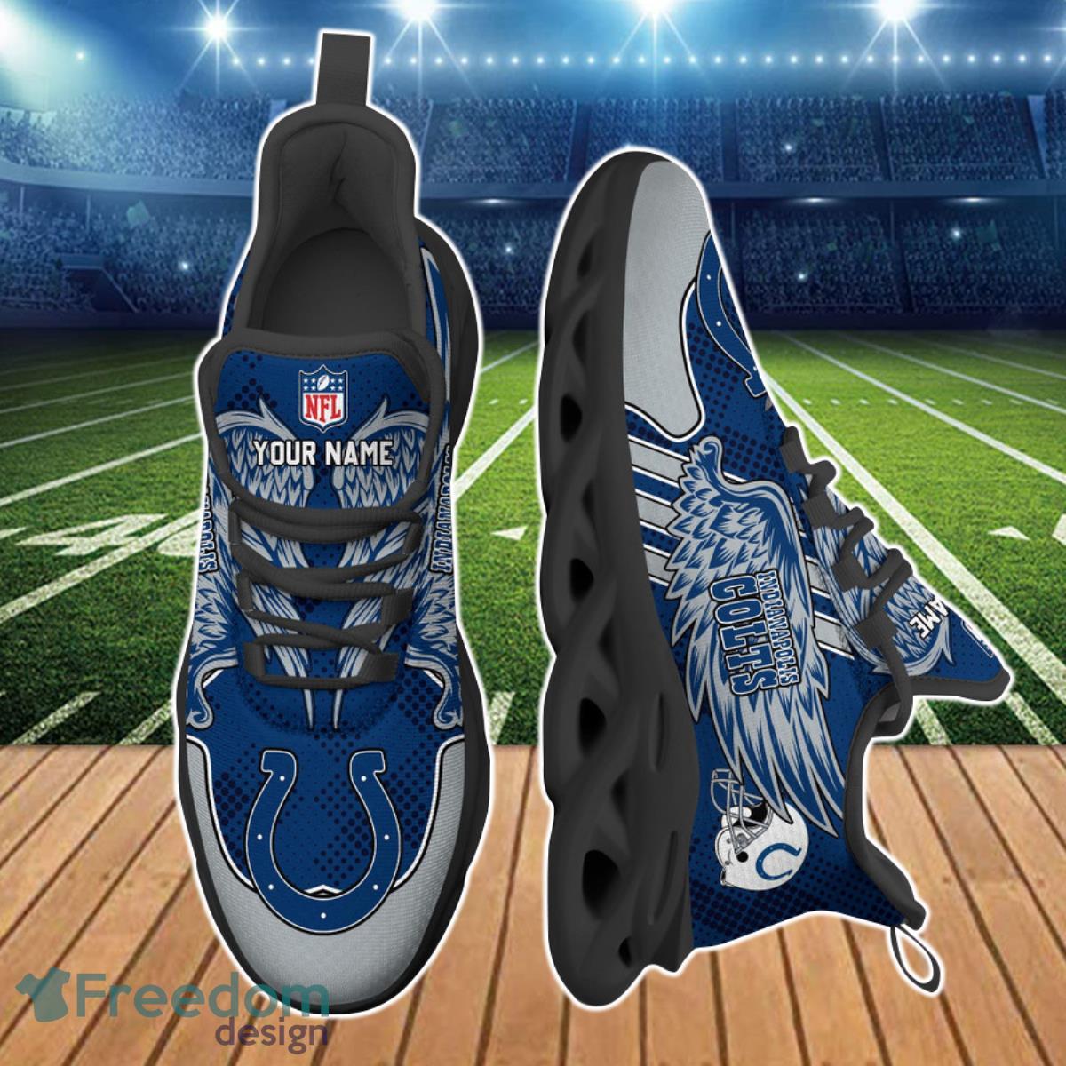 Indianapolis Colts NFL Clunky Max Soul Shoes Custom Name Gift For Fans Product Photo 2