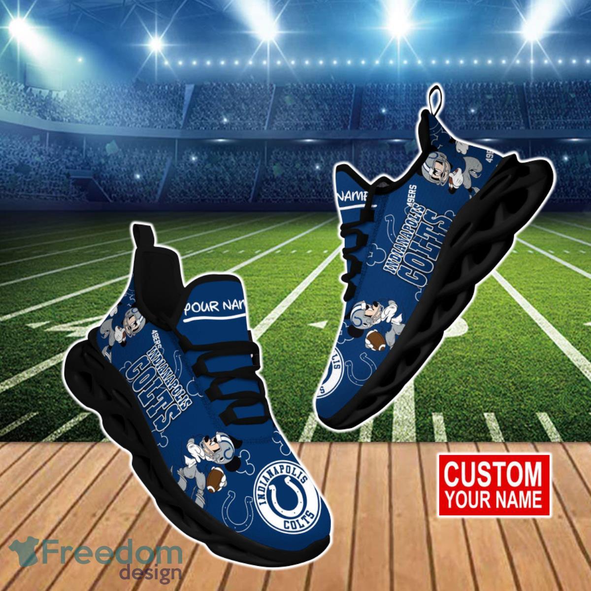 Indianapolis Colts NFL Clunky Max Soul Shoes Custom Name Ideal Gift For Fans Product Photo 1