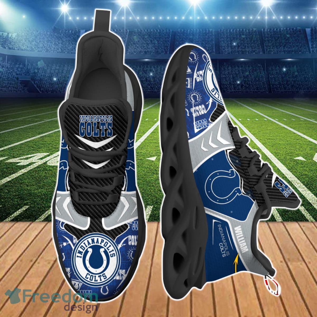 Indianapolis Colts NFL Clunky Max Soul Shoes Custom Name Ideal Gift For Men And Women Fans Product Photo 2