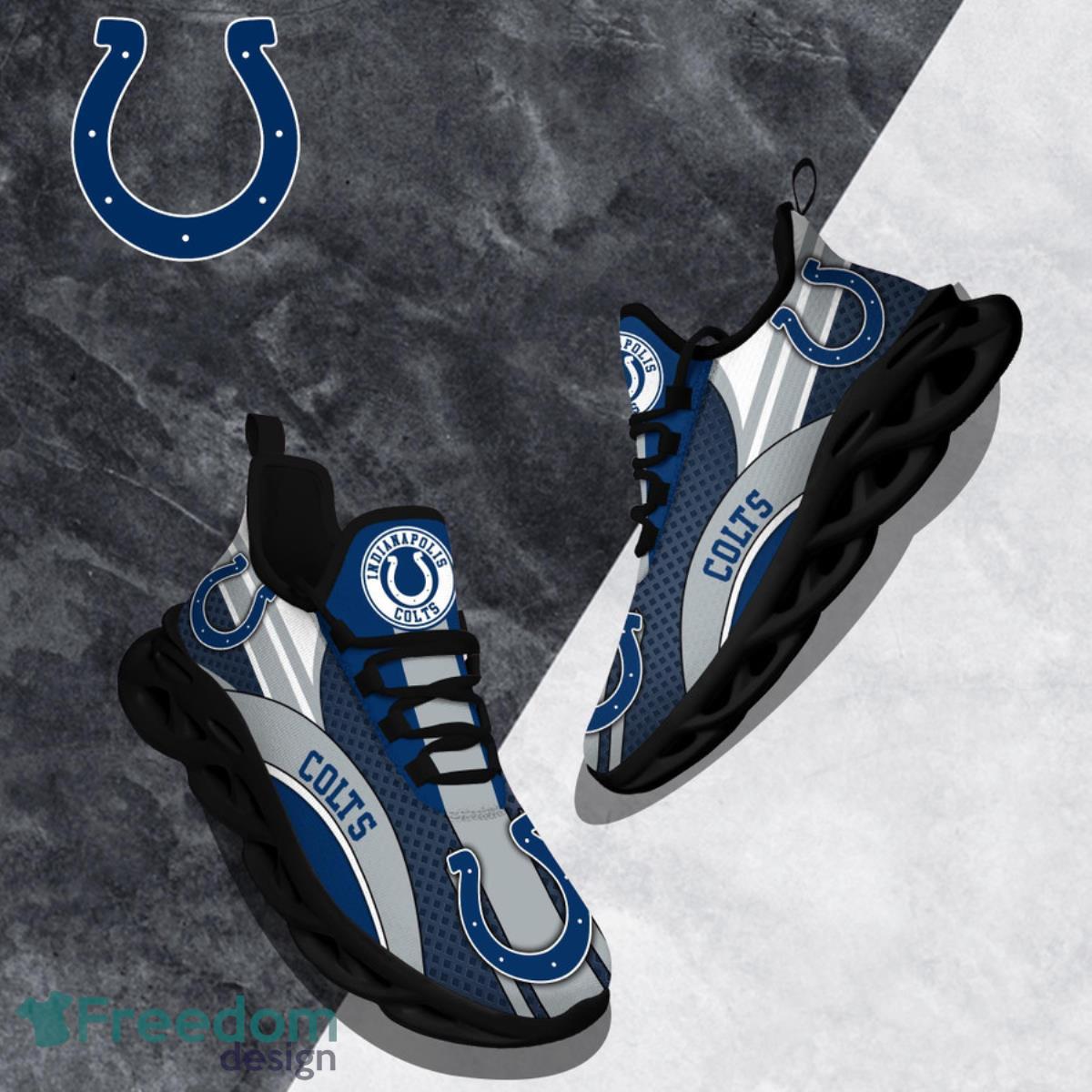 Indianapolis Colts NFL Clunky Max Soul Shoes Custom Name Ideal Gift For True Fans Product Photo 1