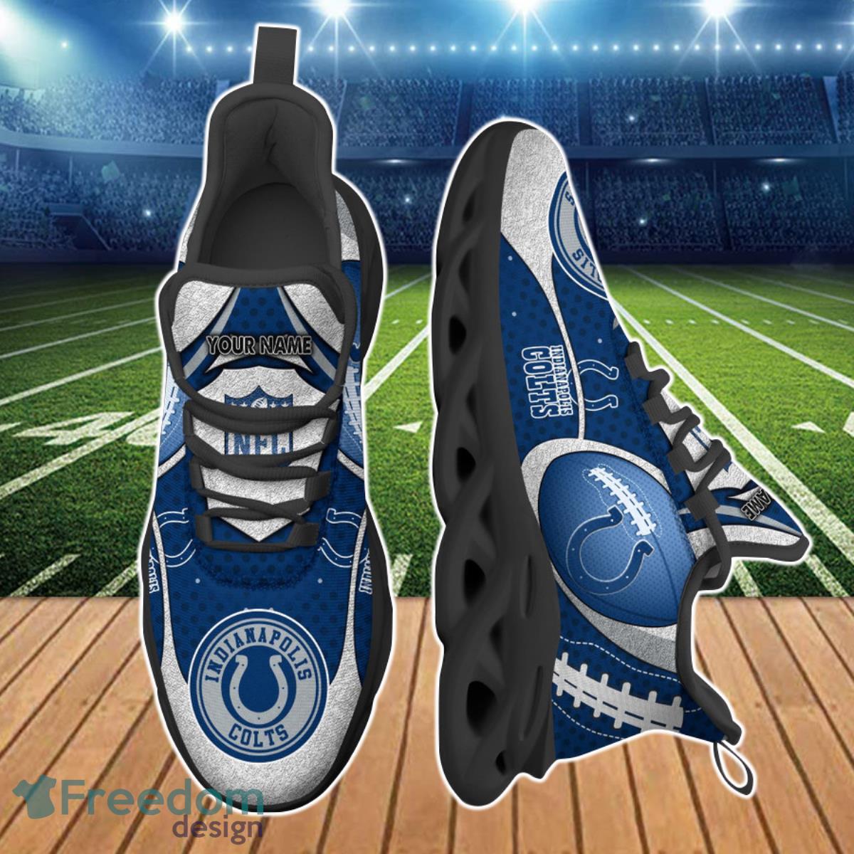 Indianapolis Colts NFL Clunky Max Soul Shoes Custom Name Special Gift For Men And Women Fans Product Photo 2