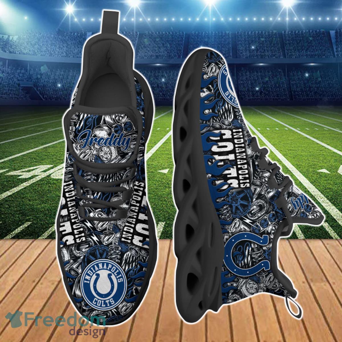 Indianapolis Colts NFL Clunky Max Soul Shoes Custom Name Special Gift For True Fans Product Photo 2