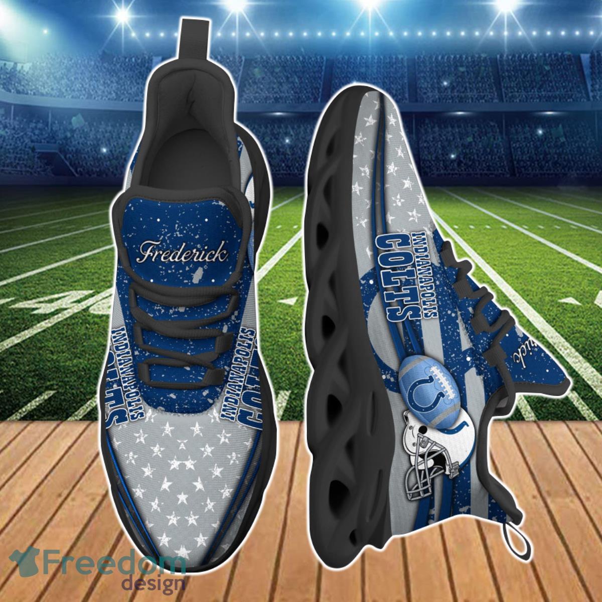 Indianapolis Colts NFL Clunky Max Soul Shoes Custom Name Unique Gift For True Fans Product Photo 2