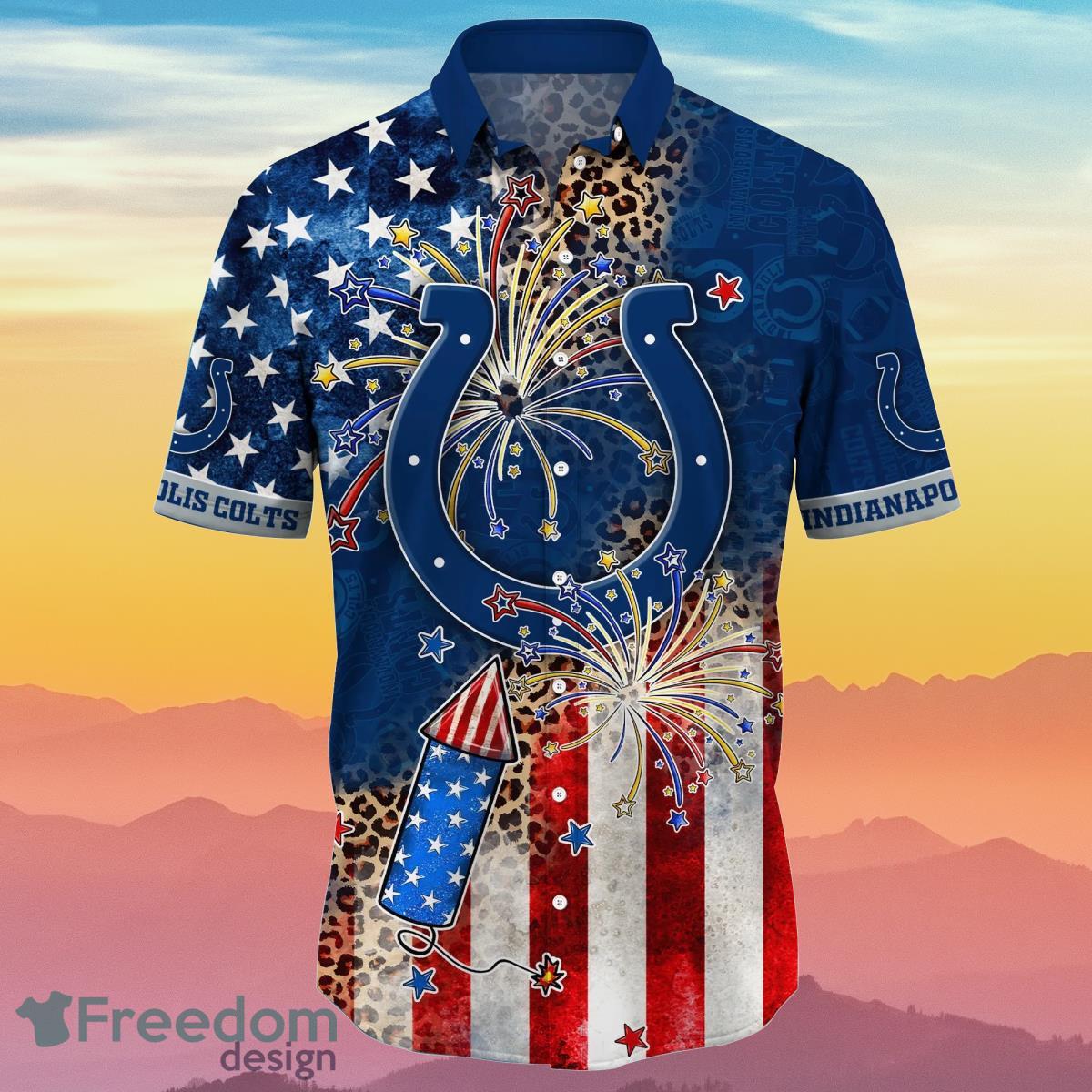 Indianapolis Colts NFL Hawaiian Shirt 4th Of July Independence Day Best  Gift For Men And Women Fans - Freedomdesign