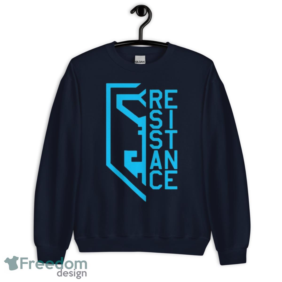 Ingress Resistance Logo Anime Art Shirt - Unisex Crewneck Sweatshirt-1