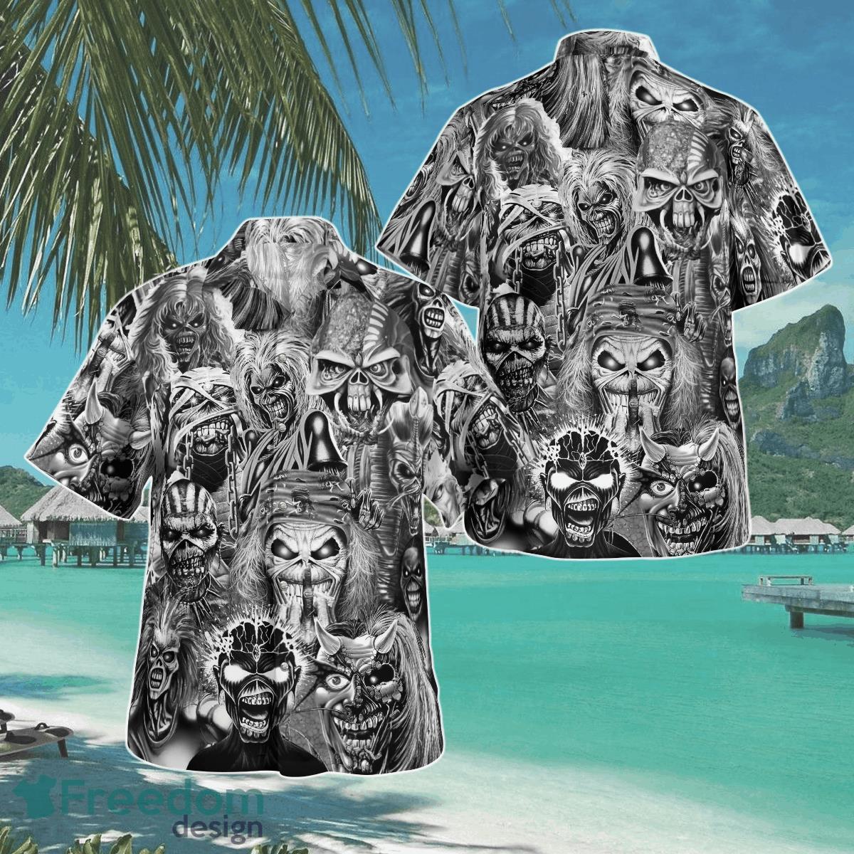 Iron Maiden Big Fan Eddie All Looks Hawaii Shirt Aloha Shirt For Men Women Product Photo 1