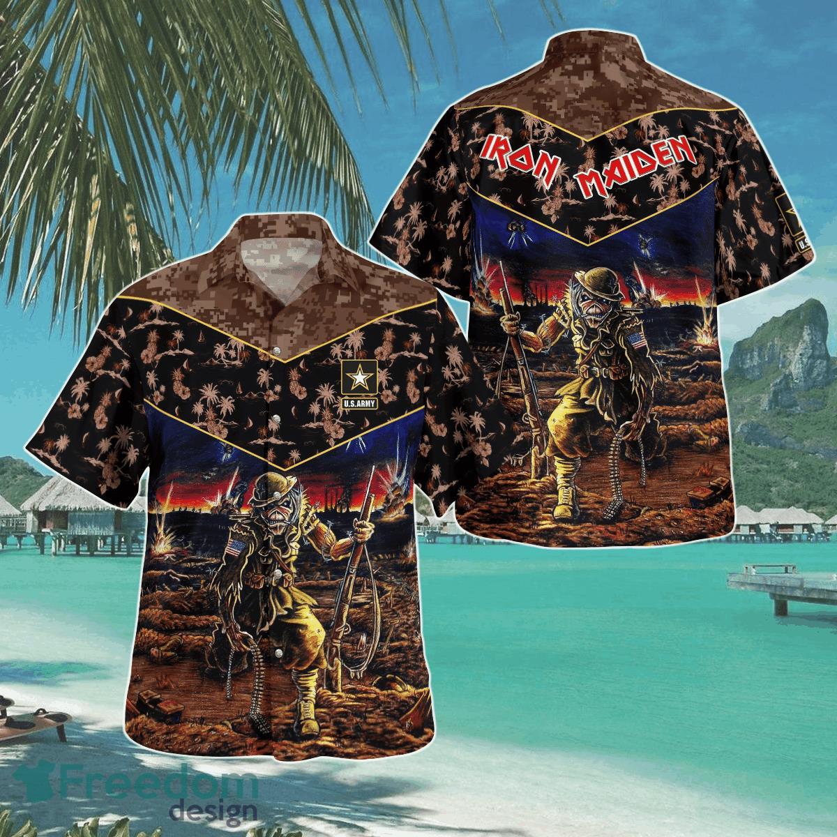 Iron Maiden Veteran Tropical Hawaii Shirt Aloha Shirt For Men Women Product Photo 1