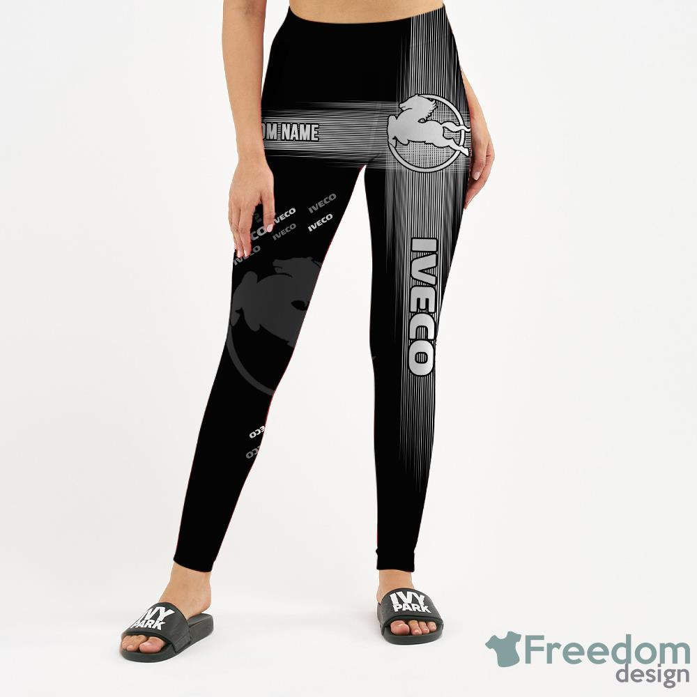 Iveco AS 3D Full Printing Custom Name Leggings And Hollow Tank Women - Iveco AS 3D Hollow tank Leggings Full Printing Custom Name_16