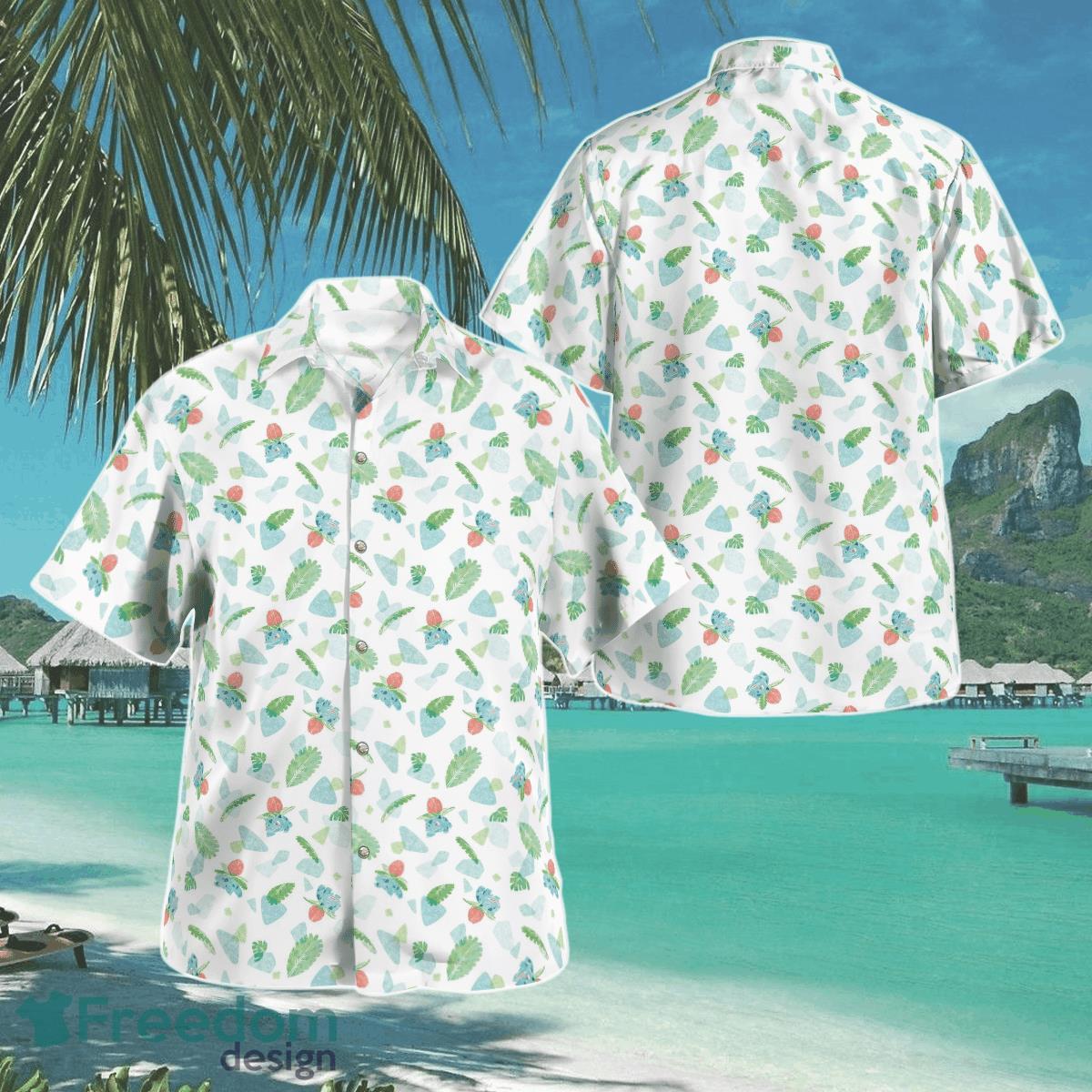 Ivysaur Pokmon Hawaii Shirt Aloha Shirt For Men Women Product Photo 1