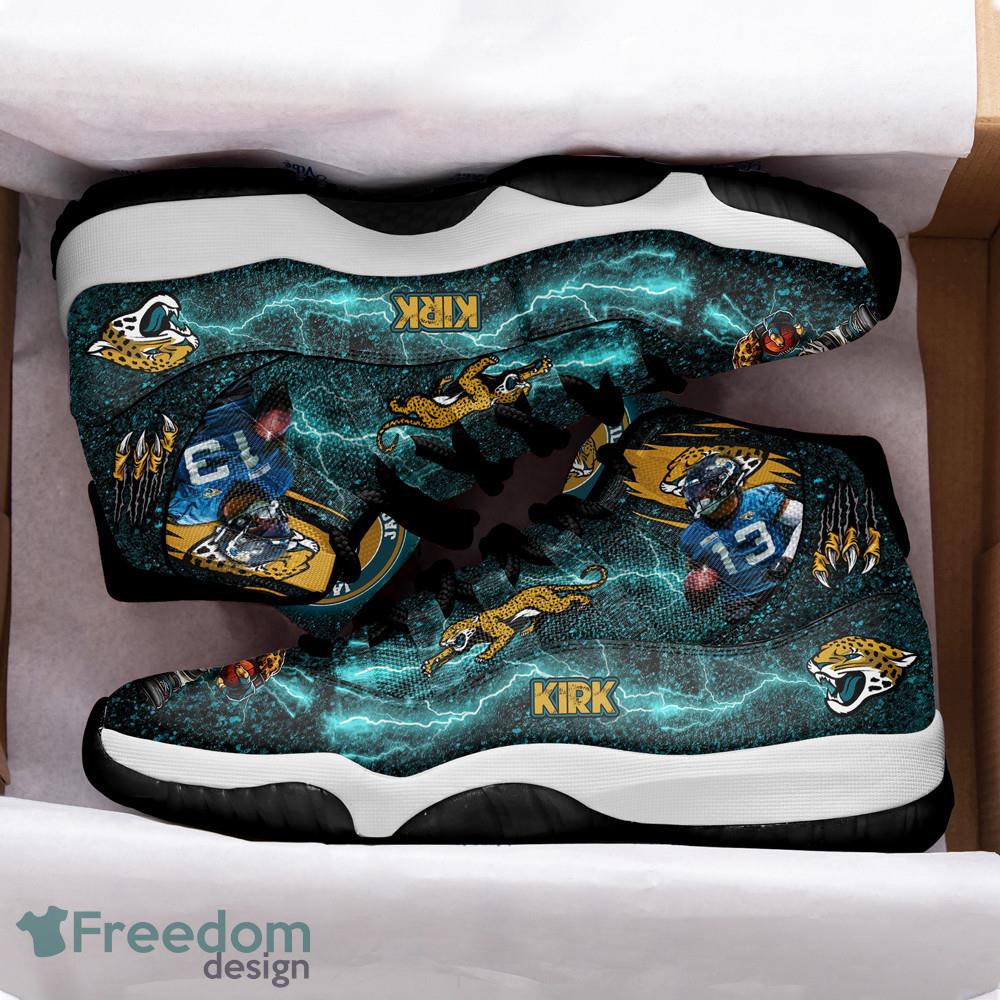 Jacksonville Jaguars Christian Kirk Air Jordan 11 Shoes For Men Women Product Photo 2