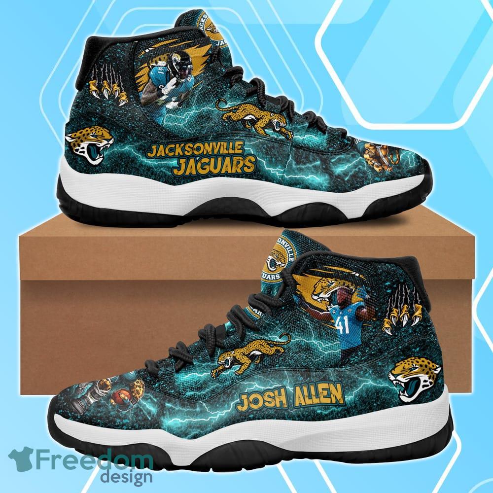 Jacksonville Jaguars Josh Allen Air Jordan 11 Shoes For Men Women Product Photo 1