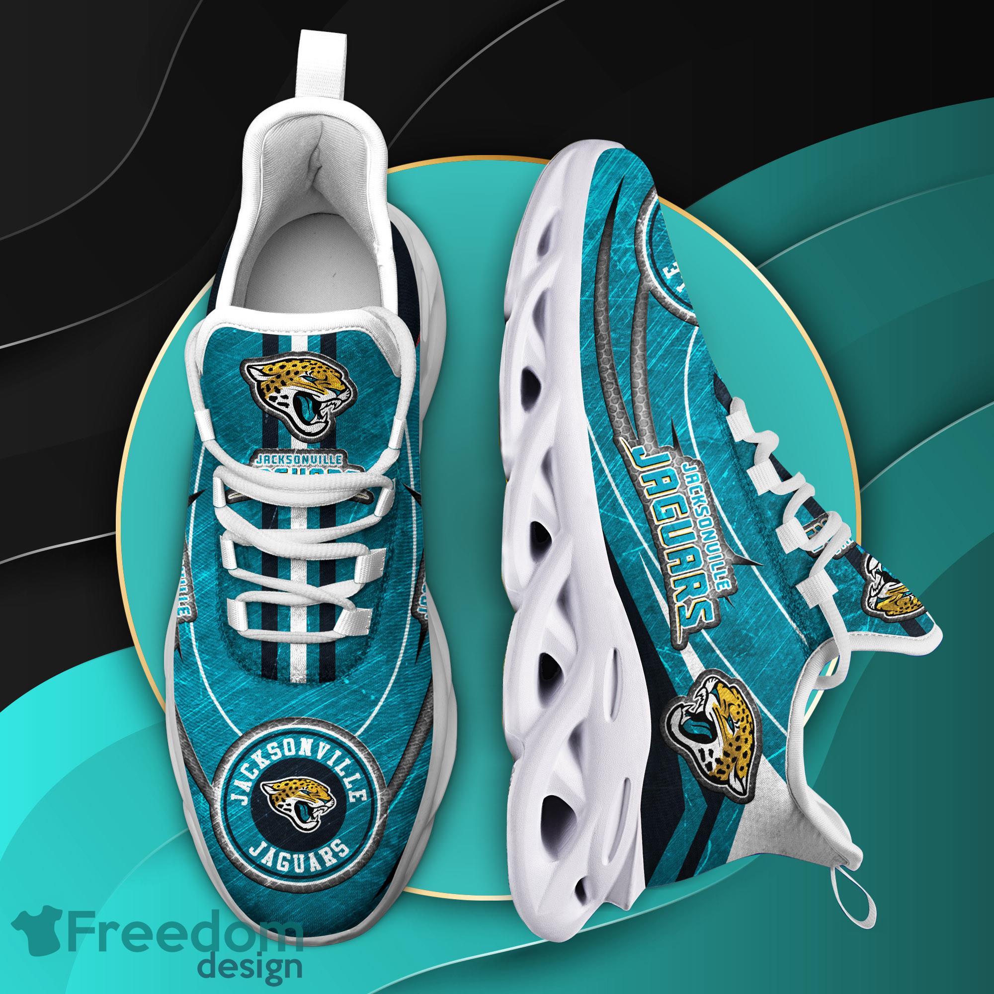 Jacksonville Jaguars NFL Clunky Sneaker Style 5 Max Soul Shoes For