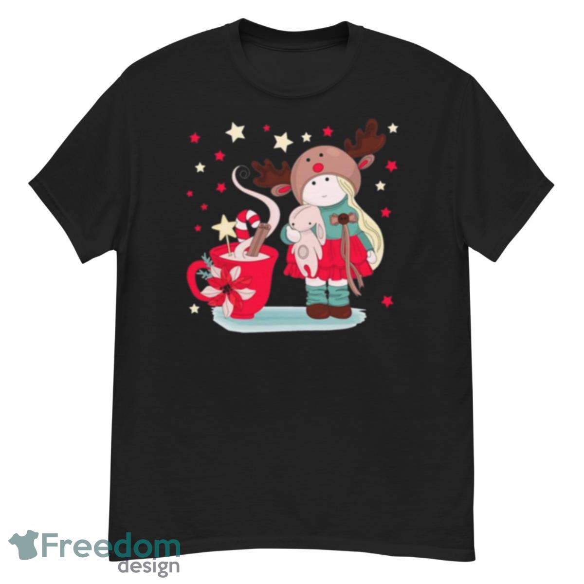 Japanese Anime Design Christmas Girl Shirt - G500 Men’s Classic T-Shirt