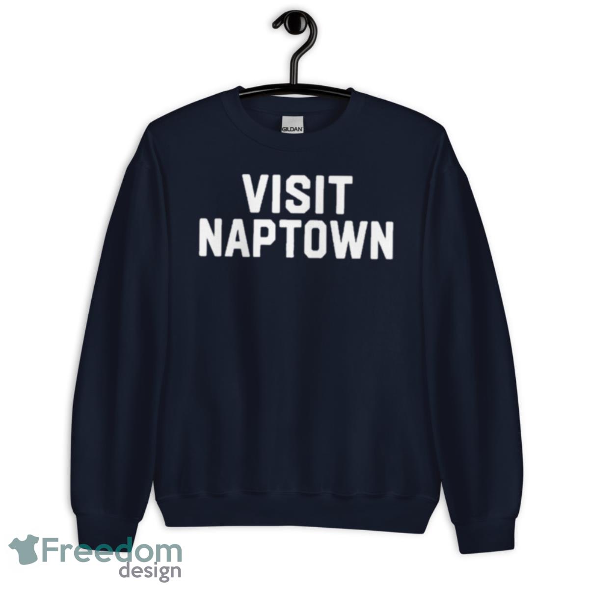 Jerome Adams Visit Naptown Shirt - Unisex Crewneck Sweatshirt-1