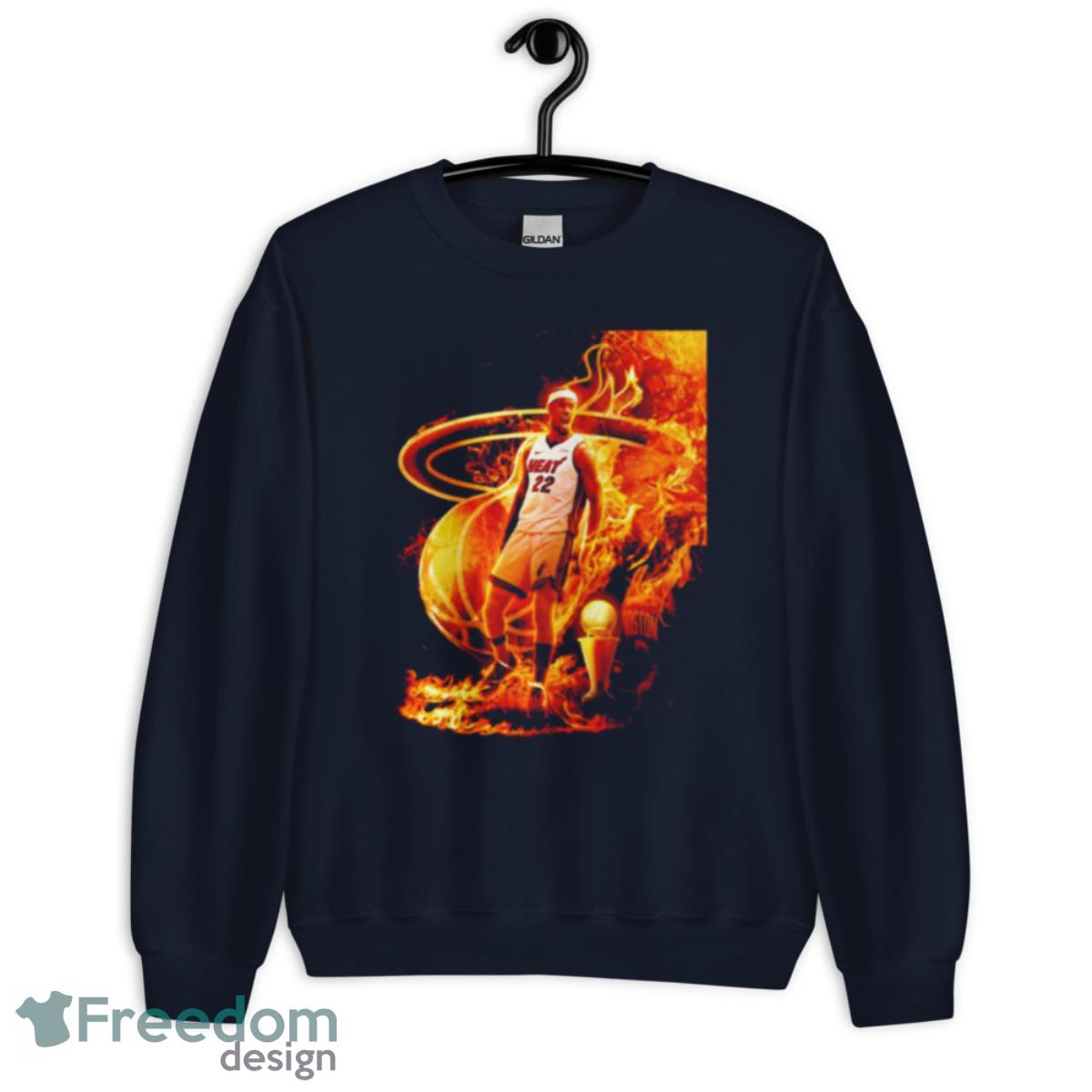 Jimmy Butler Wins MVP Fire Shirt - Unisex Crewneck Sweatshirt-1