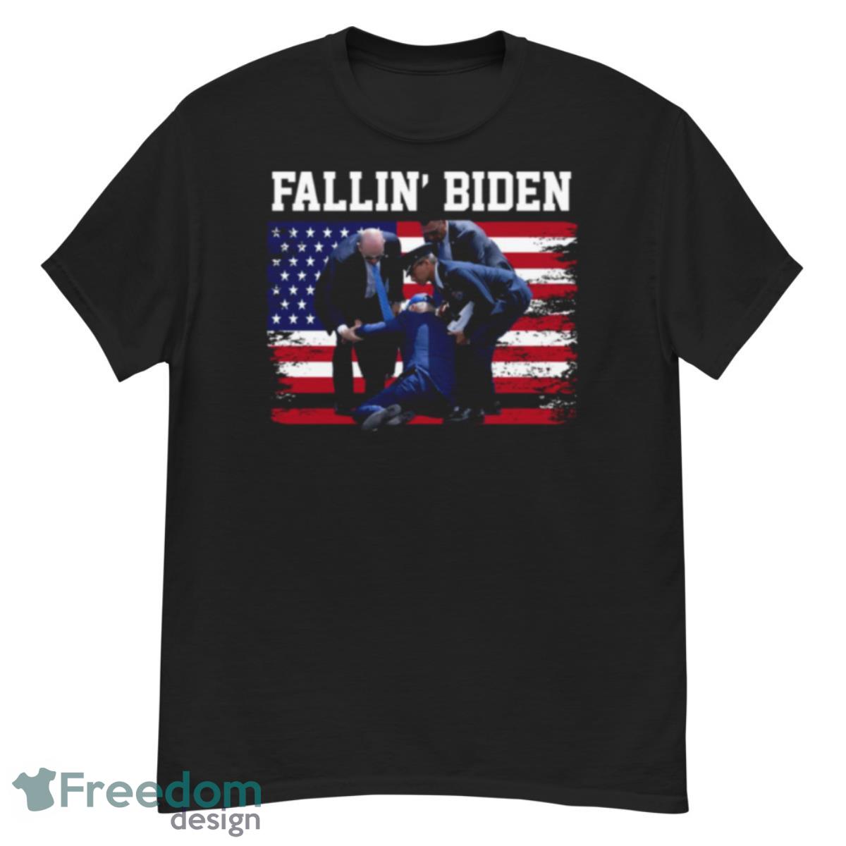 Joe Biden Falling Biden During Grad Funny Shirt - G500 Men’s Classic T-Shirt