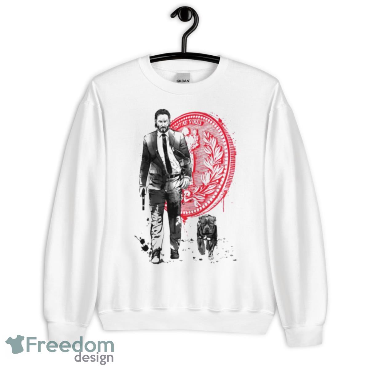 John Wick lone hitman and cub shirt - Unisex Heavy Blend Crewneck Sweatshirt