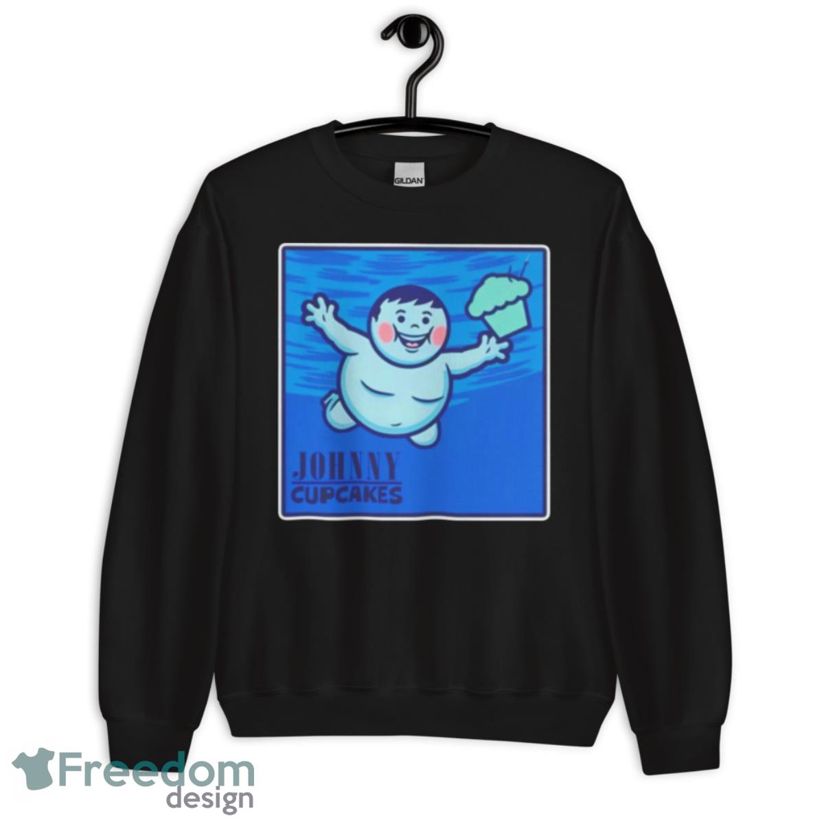Johnny Cupcakes In Water Shirt - Unisex Crewneck Sweatshirt Johnny Cupcakes In Water Shirt - Unisex Crewneck Sweatshirt