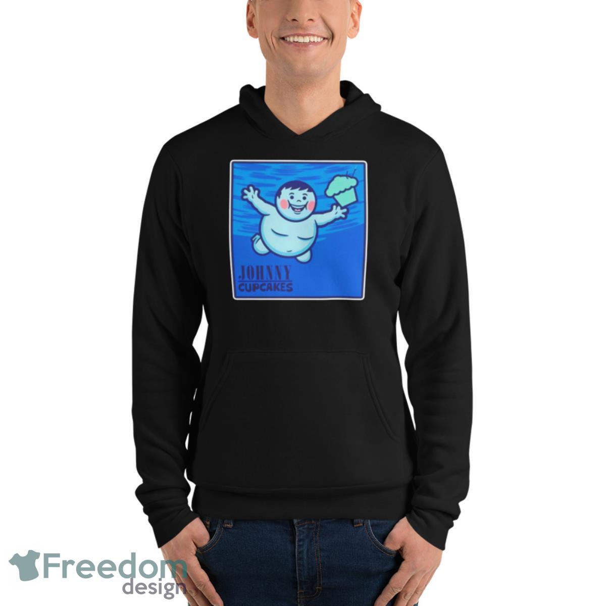 Johnny Cupcakes In Water Shirt - Unisex Fleece Pullover Hoodie Johnny Cupcakes In Water Shirt - Unisex Fleece Pullover Hoodie