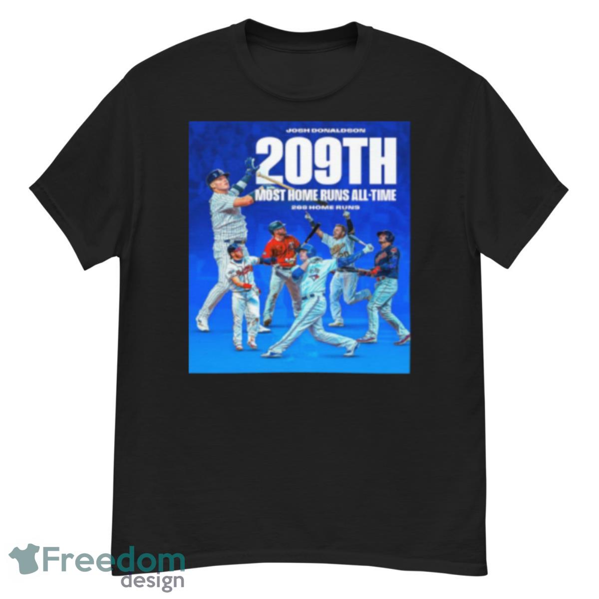 Josh Donaldson 209th Most Home Runs All Time Vintage Shirt - G500 Men’s Classic T-Shirt