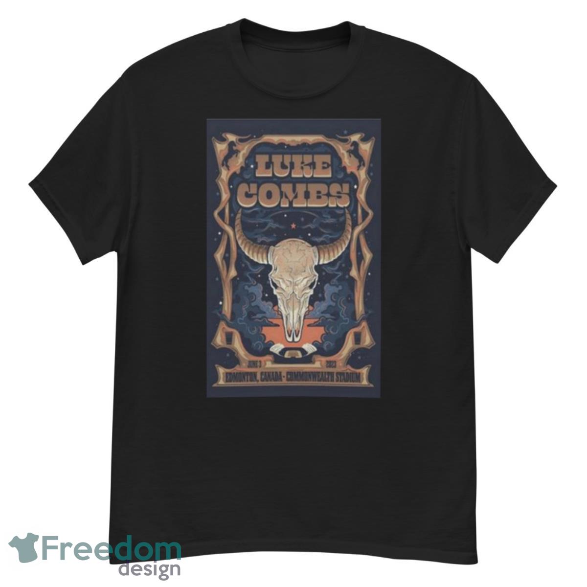 June 3, 2023 Tour Edmonton, AB Canada Luke Combs Poster Shirt - G500 Men’s Classic T-Shirt