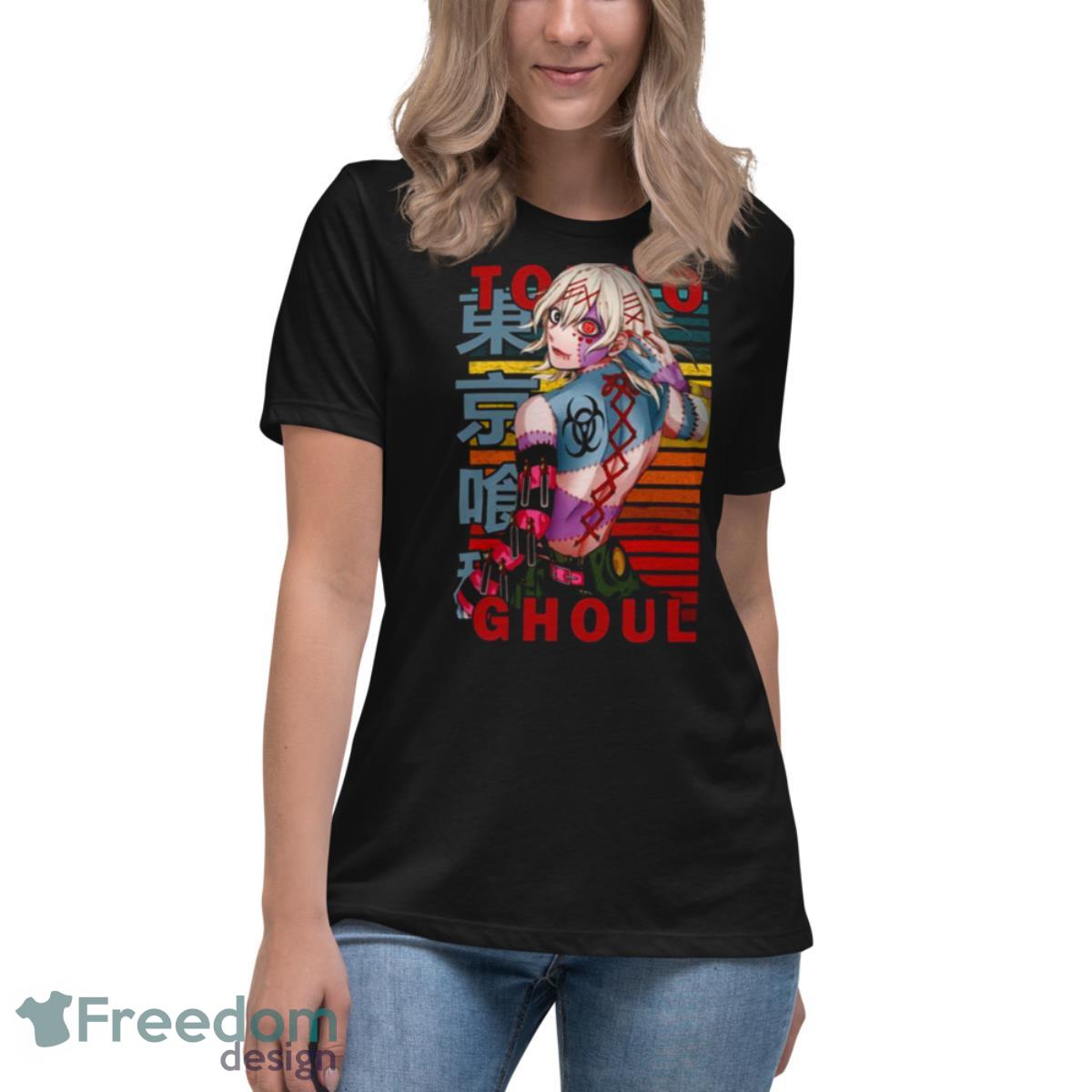 Juuzou Suzuya Tokyo Guru Anime Tokyo Ghoul Shirt - Womens Relaxed Short Sleeve Jersey Tee Juuzou Suzuya Tokyo Guru Anime Tokyo Ghoul Shirt - Womens Relaxed Short Sleeve Jersey Tee