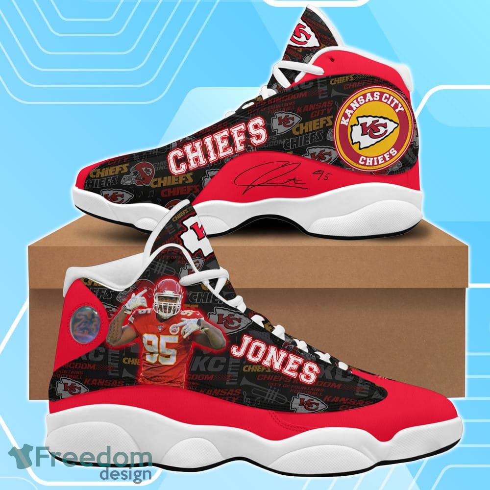 Kansas City Chiefs Chris Jones Air Jordan 13 Shoes For Men Women Product Photo 1