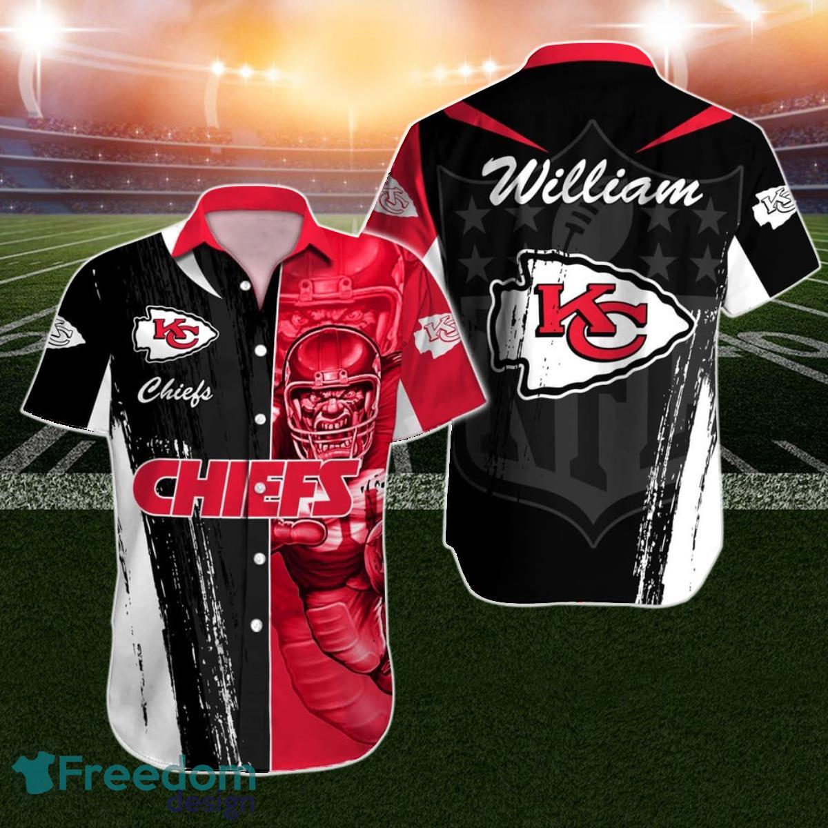 Kansas City Chiefs Hawaiian Shirt Football Custom Name For True Fans NFL Product Photo 1